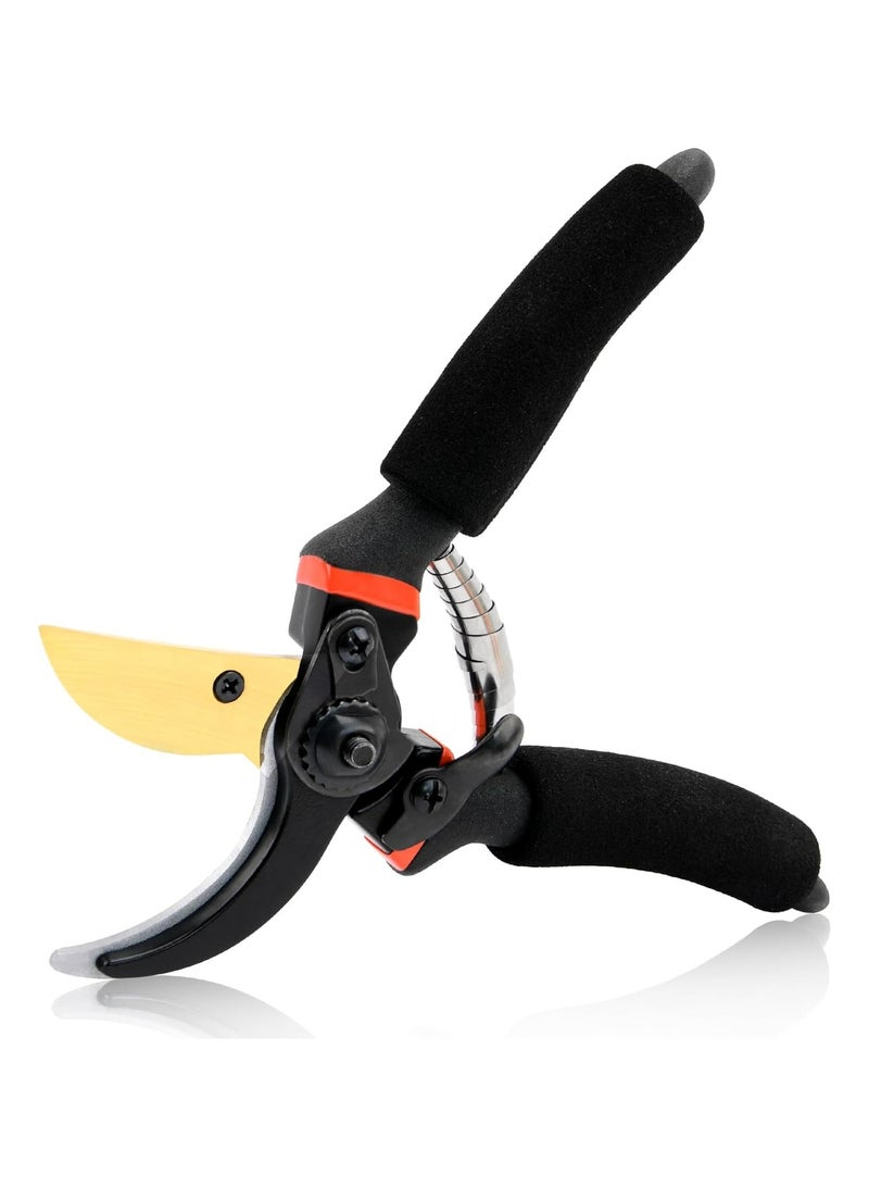 Oasisgalore Pruning Shears for Gardening with Non-slip Handle - Image 1