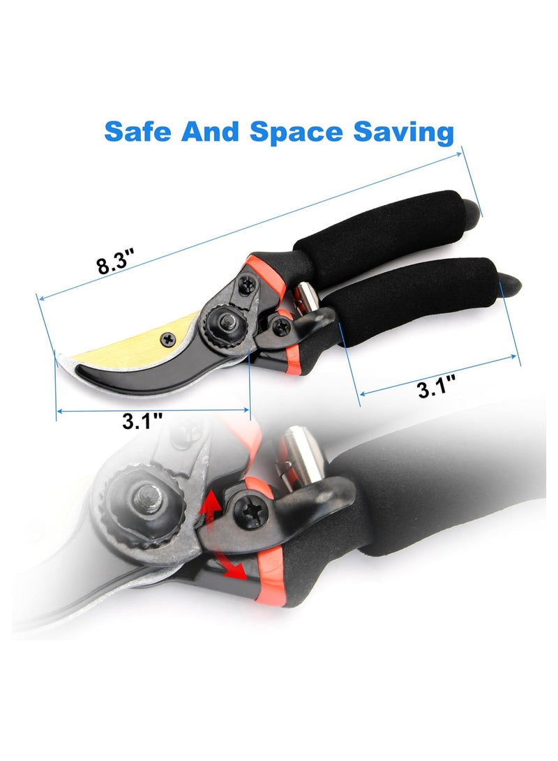 Oasisgalore Pruning Shears for Gardening with Non-slip Handle - Image 3