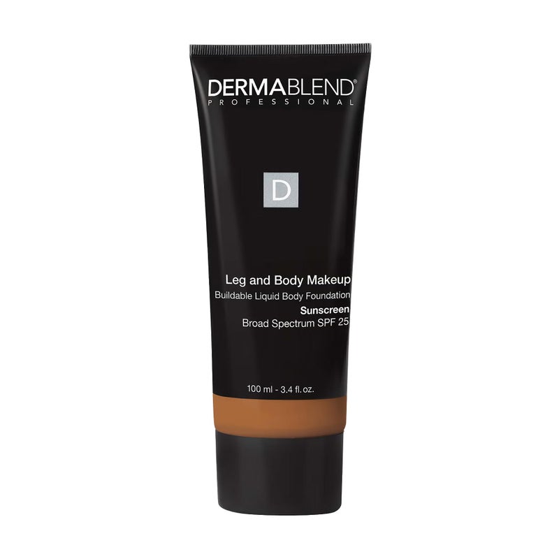 Dermablend Leg and Body Makeup Foundation with SPF 25, 65N Tan Golden, 3.4 Fl. Oz. - Image 1