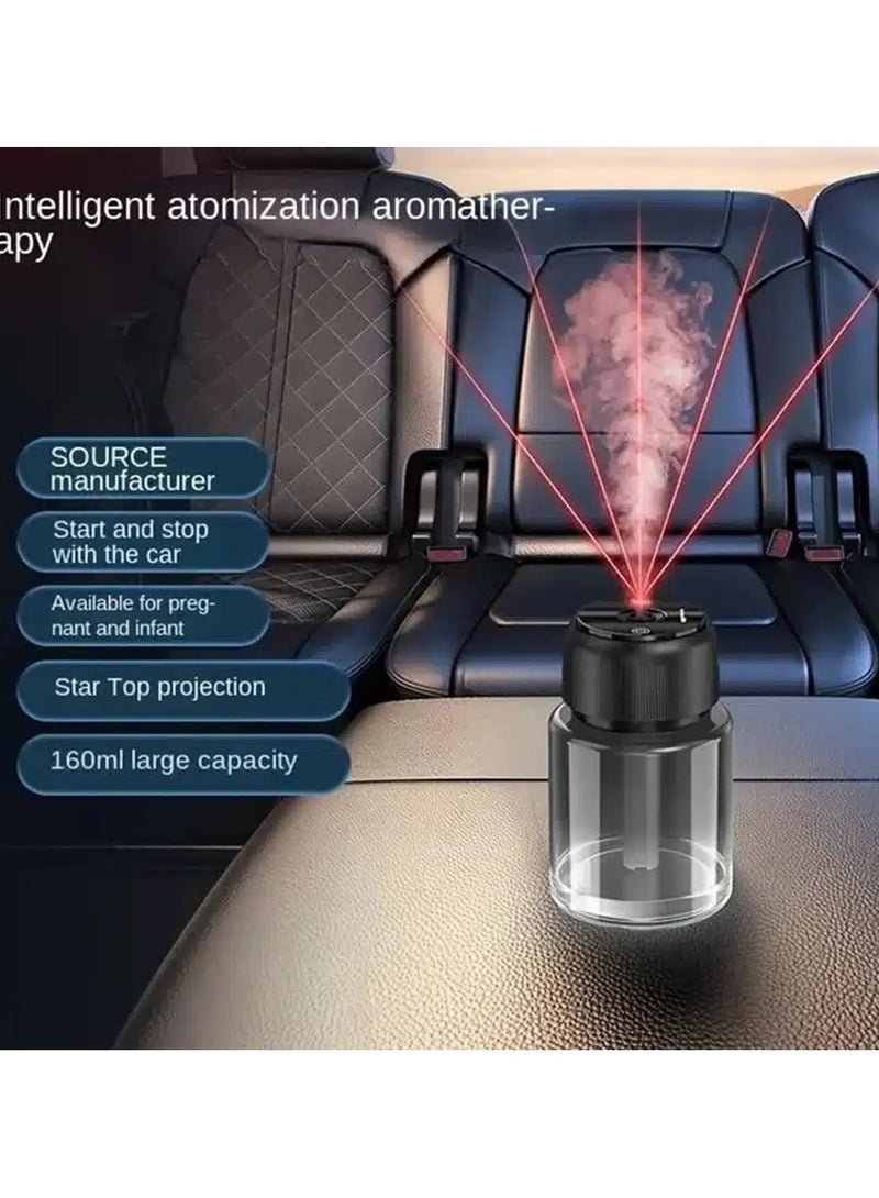 لمستوى 3 Car Fragrance Diffuser Humidifier – Portable Aromatherapy Air Freshener for Cars and Small Spaces with 160ML Capacity | Multi-Mode Adjustable Mist Settings | Refreshing Green French Spices Essential Oil Scent | Enhances Mood  Eliminates Odors - Image 4