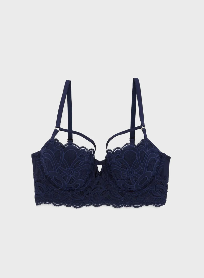 Aerie Lace Detail Balconette Bra