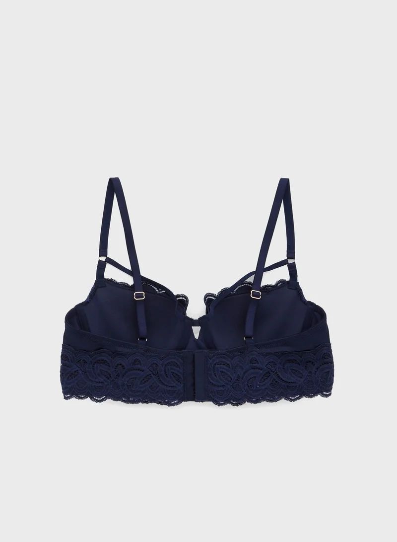Aerie Lace Detail Balconette Bra