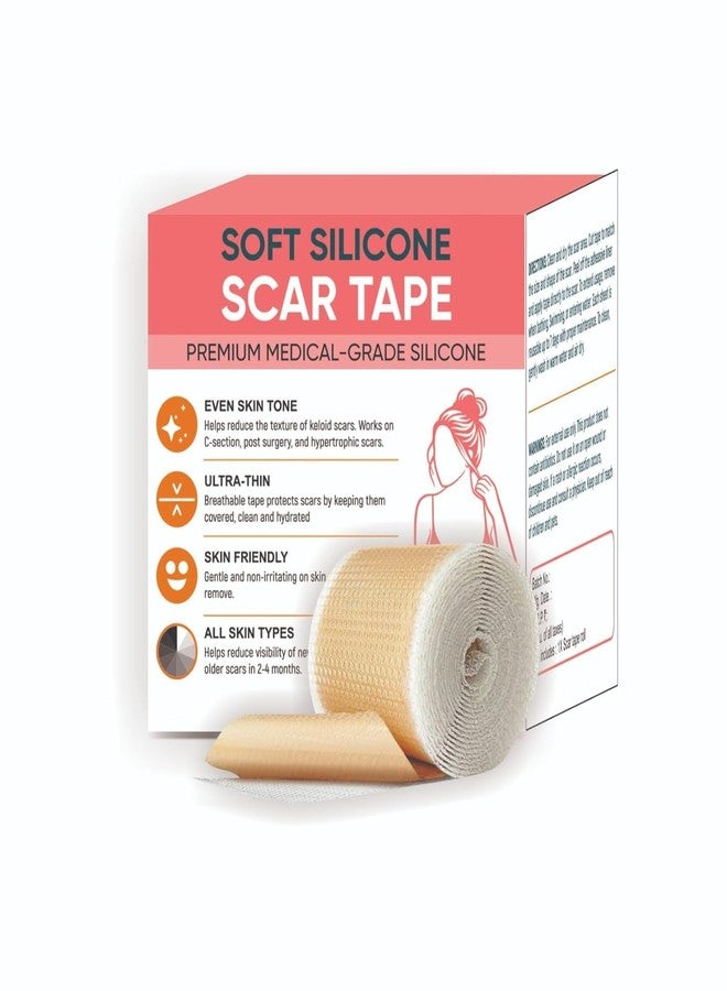 CLOSAL® 1 Roll Silicone Scar Sheets Waterproof Cica Care Gel Sheets Wound Repair Desalination Strip Scar Removal Sticker for Surgery Injury Burns Scars - Image 1