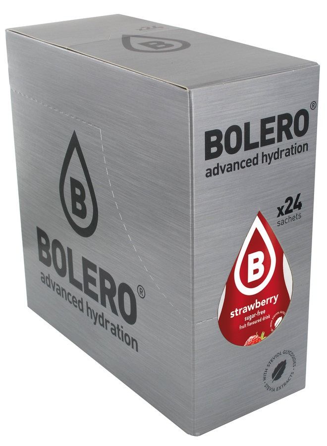 Bolero Advanced Hydration 24 sachets strawberry flavour