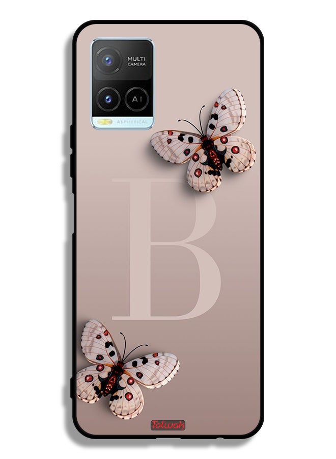 Tolwak جراب حماية Vivo Y33s 4G بفيروسات الفراشات - Image 2