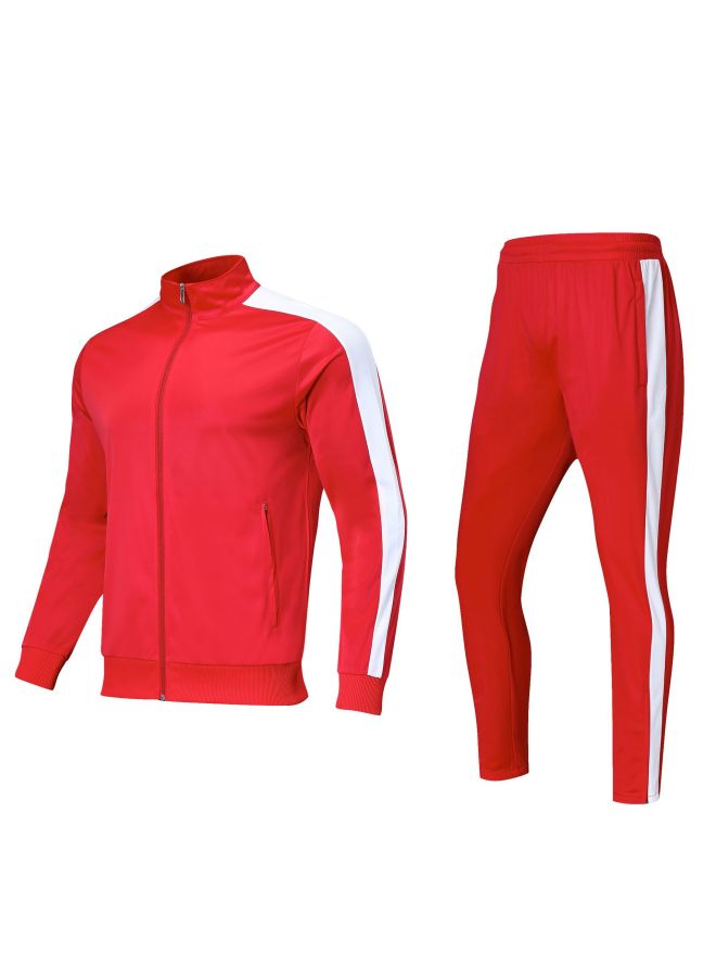 Star Same Style Sports Leisure Football Suit Compeion Suit Autumn And Winter Night Running Fitness Suit Long Sleeve Football Training Suit