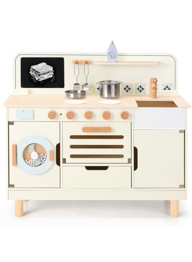 Pillowhale Wooden Play Kitchen - Image 1