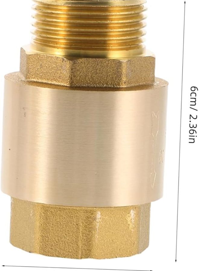 تركيبة السباكة النحاسية لمنع التدفق العكسي خيوط داخلية وخارجية تحكم موثوق في التدفق متينة - Image 3