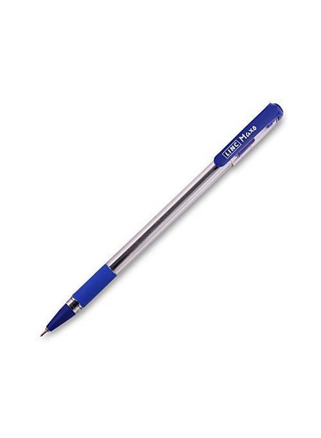 لينك قلم حبر جاف لينك ماكسو فاين ٠٫٧ مم | حبر أزرق | عبوة من ٢٥ قلمًا - Image 2