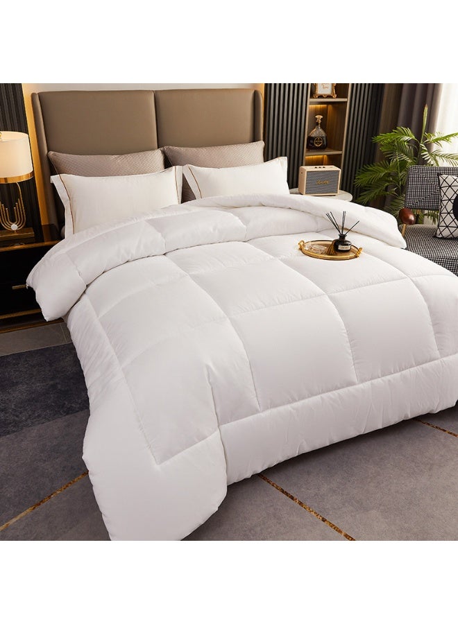 ShinyFlower White Comforter Insert, Ultra Soft All-Season Duvet Insert, Size 240×260cm - Image 3
