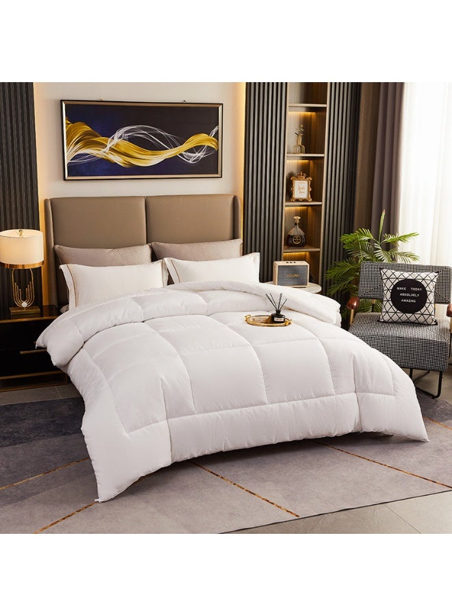 ShinyFlower White Comforter Insert, Ultra Soft All-Season Duvet Insert, Size 240×260cm - Image 2