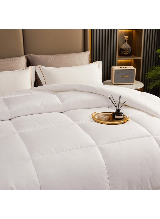 ShinyFlower White Comforter Insert, Ultra Soft All-Season Duvet Insert, Size 240×260cm - Image 4