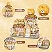 NEWABWN Street View Tea Shop Mini Building Blocks MOC Creative Building Toys Cute Panda Animals Building Set for Girls 612 Simulation Architecture Construction Toy Gift Idea for Kids Adults 860PCS - Image 2