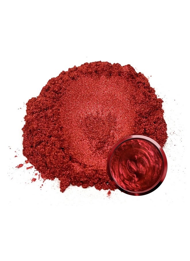 Eye Candy Premium Mica Powder Pigment True Red “Akai Tsuki Red” (25G) Multipurpose Diy Arts And Crafts Additive | Natural Bath Bombs Resin Paint Epoxy Soap Nail Polish Lip Balm  - Image 2