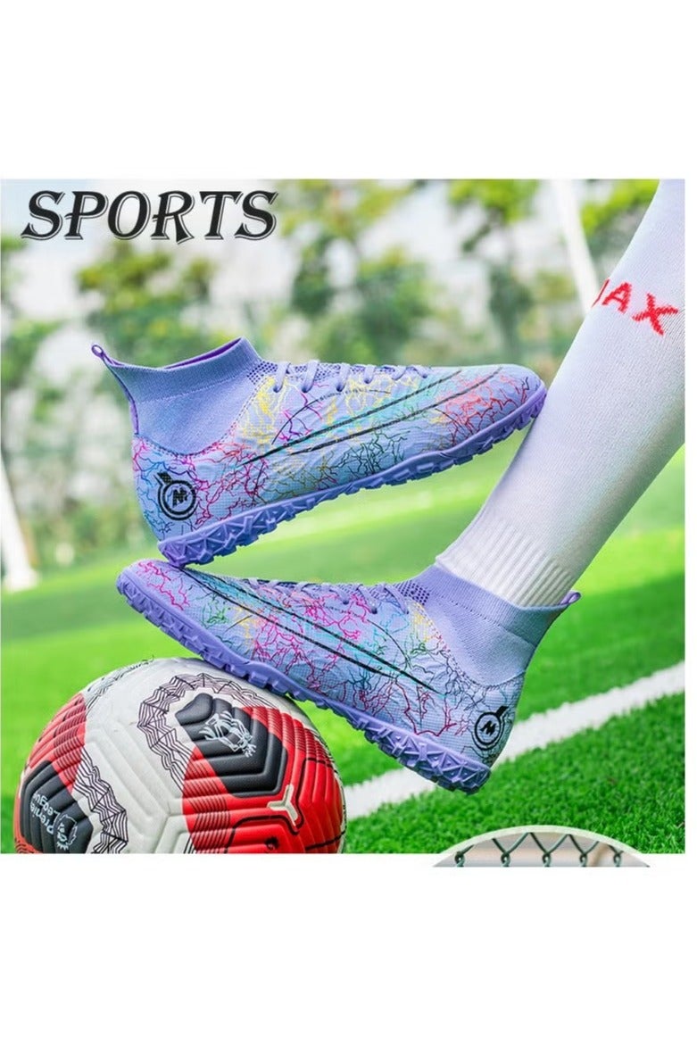 WHITE GAINS Men's Football Shoes Hard Ground Football Shoes Outdoor and Indoor Professional Youth Boys' Football Shoes Men's and Women's Football Shoes - Image 2