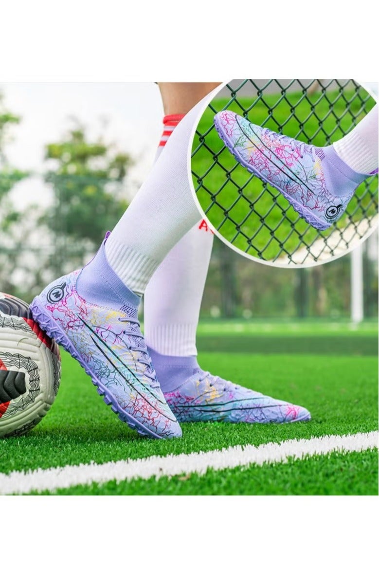 WHITE GAINS Men's Football Shoes Hard Ground Football Shoes Outdoor and Indoor Professional Youth Boys' Football Shoes Men's and Women's Football Shoes - Image 3