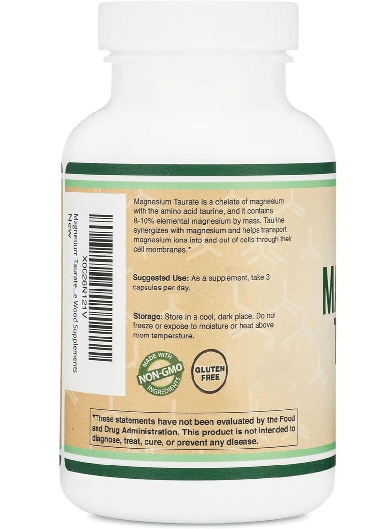 Double Wood Supplements "Doublewood Magnesium Taurate Capsules 210 - Image 4