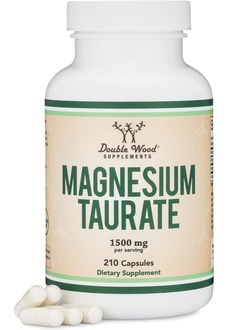 Double Wood Supplements "Doublewood Magnesium Taurate Capsules 210 - Image 5