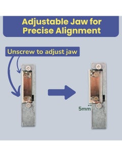 AGYMNX Electric Lock Release Fail Secure/NO with Adjustable Jaw for Door Access Control Systems - 12VDC - Ideal for Commercial, Residential, and Industrial Buildings - Strike Lock  - Image 4