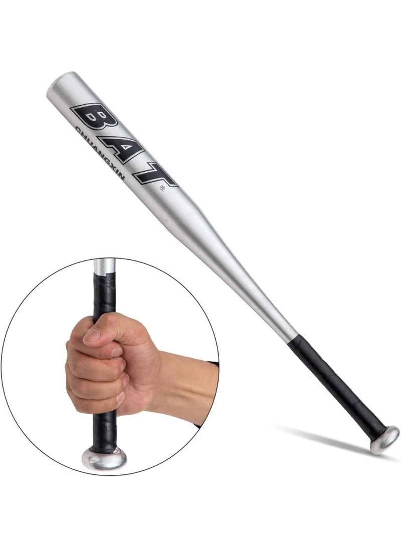 Chuangxin Silver Aluminum Alloy Baseball Bat 30cm– Training & Softball Use - Image 1