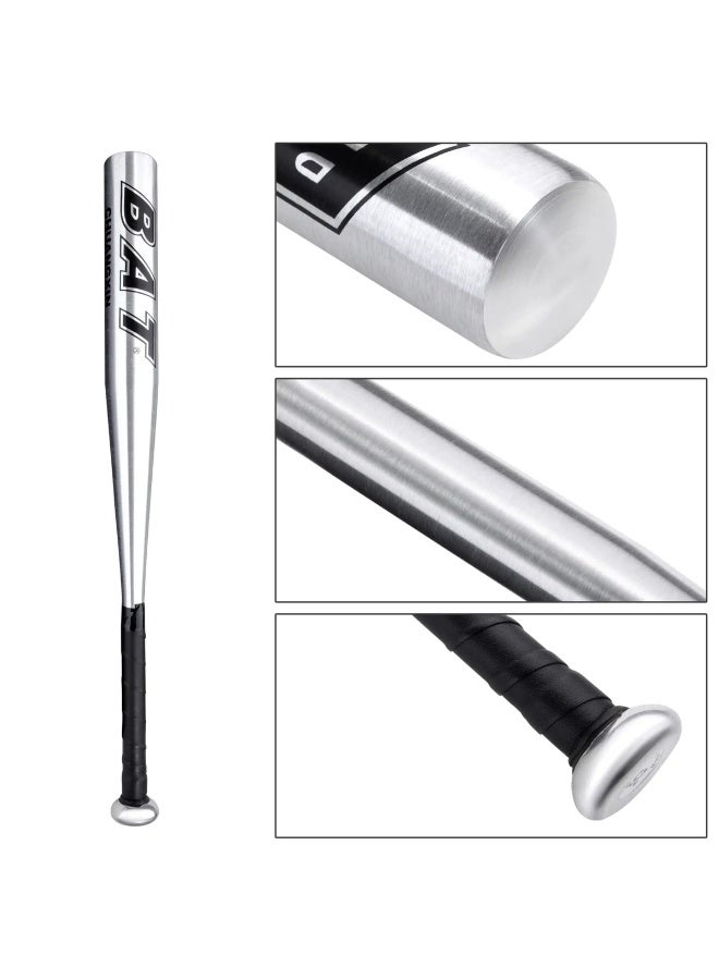 Chuangxin Silver Aluminum Alloy Baseball Bat 30cm– Training & Softball Use - Image 2