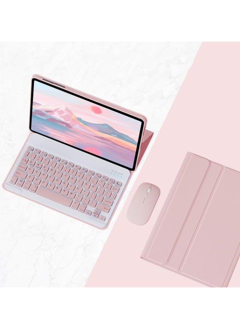 Arabic and English keyboard cases are compatible with the Honor Pad X8 10.1-inch, ultra-thin protective case with a detachable wireless Bluetooth keyboard and mouse