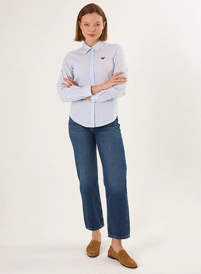 FELIX HARDY Striped Long Sleeve Shirt