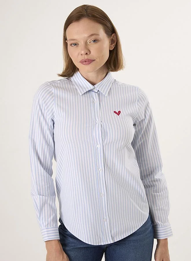 FELIX HARDY Striped Long Sleeve Shirt