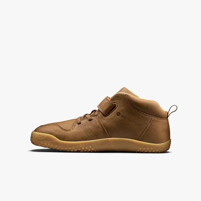 Vivobarefoot Kids Primus Ludo Hi Winterised Shoe Acorn Kids' Casual Brown