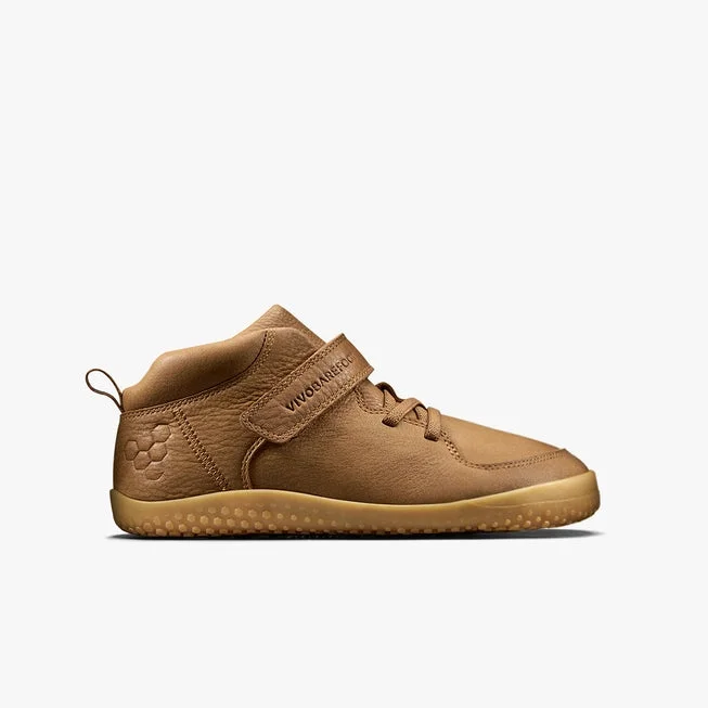 Vivobarefoot Kids Primus Ludo Hi Winterised Shoe Acorn Kids' Casual Brown