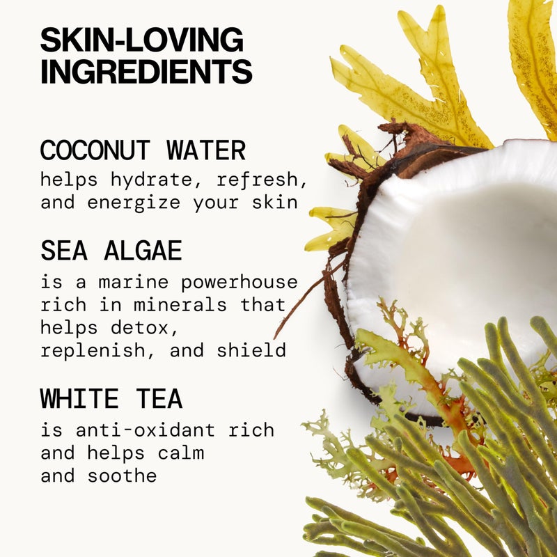 Pacifica Beauty Sea Foam Face Wash, Daily Gentle Foaming Cleanser, With Coconut Water + Sea Algae, Removes Makeup, For Combination and Oily Skin, Vegan & Cruelty Free - Image 2