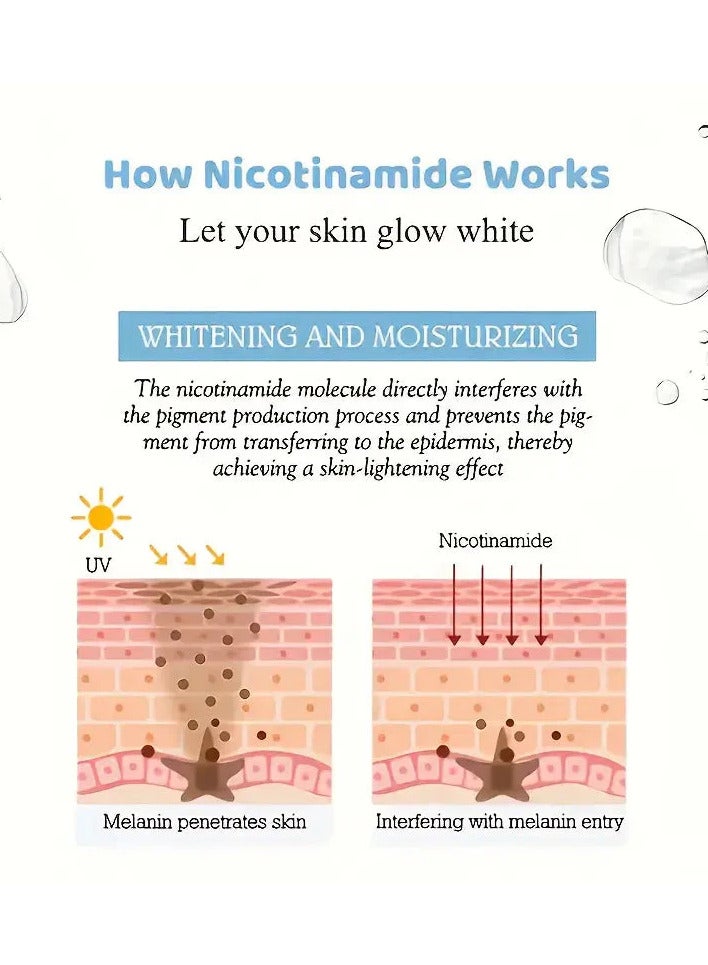 subear 4-In-1 Facial Serum -Vitamin C Niacinamide Hyaluronic Acid Vitamin E Facial Serum Hydrates, Repairs, and Rejuvenates Skin with Hyaluronic Acid (30ml)  - Image 5