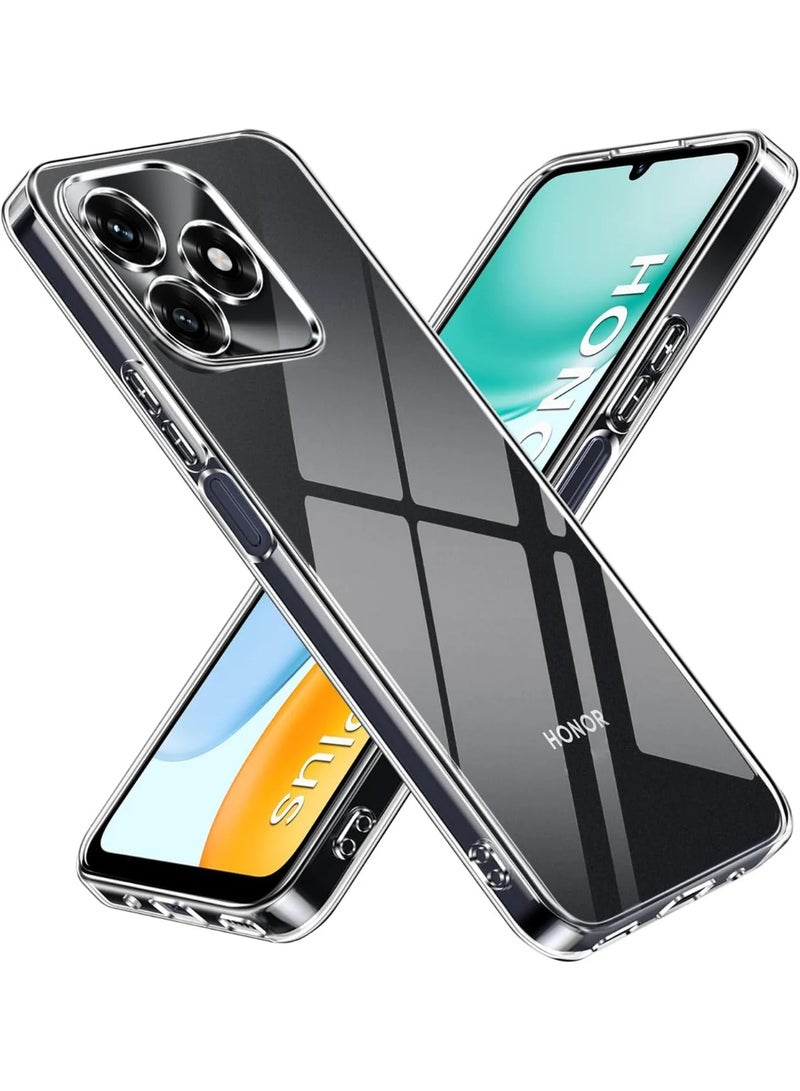 ChicVibe Clear Case for Honor X5C 4G/Honor X5C Plus 4G Clear TPU Four Corners Protection Cover Transparent Soft funda, Anti-Falling Shockproof Protective Cover, Transparent - Image 1