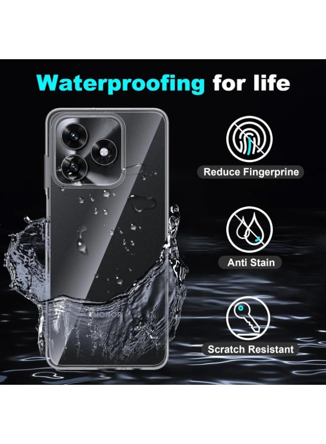 ChicVibe Clear Case for Honor X5C 4G/Honor X5C Plus 4G Clear TPU Four Corners Protection Cover Transparent Soft funda, Anti-Falling Shockproof Protective Cover, Transparent - Image 5
