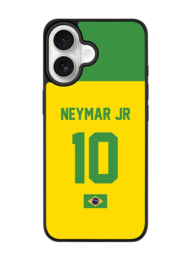 Stylizedd iPhone 17 Case, [Compatible with MagSafe] Slim Magnetic cover Phone Case iPhone 17 -Football - Brazil,  Neymar Jr - Image 1
