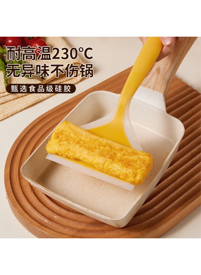 Bj Silicone Spatula, Non-stick Pan Specialized Spatula, Frying Pan, Tamagoyaki Spatula, Pancake Tool, Flatbread Maker, Baby Food Preparation Tool - Image 1