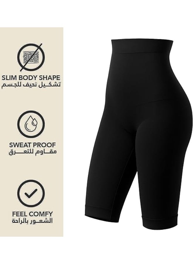 Women's Long Corset Slimming Tummy Tightening Thighs High Waist Body Shaper Butt Lifter - Image 3