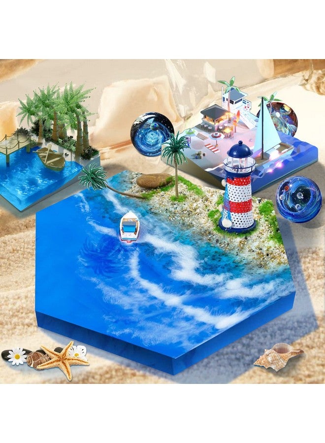 ARTOOL Hexagon Deep Casting Resin Art Mold Decorative DIY Flower Preservative Epoxy UV Resin Art Mould 6 Inch 2.1 Inch Depth Set of 1… - Image 3