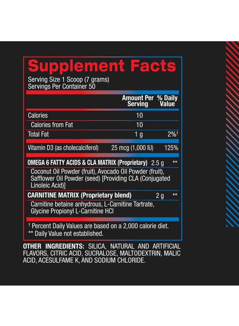 BPI SPORTS CLA CARNITINE OMEGA 6 FATTY ACID Rainbow Ice 50 SERVINGS - Image 4