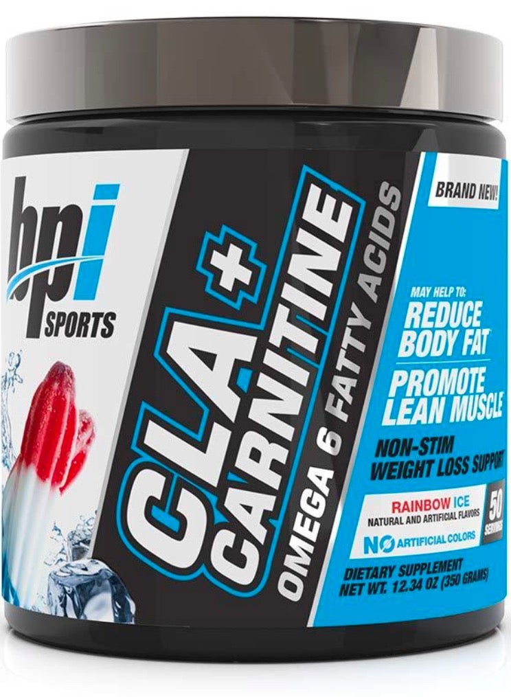 BPI SPORTS CLA CARNITINE OMEGA 6 FATTY ACID Rainbow Ice 50 SERVINGS - Image 1