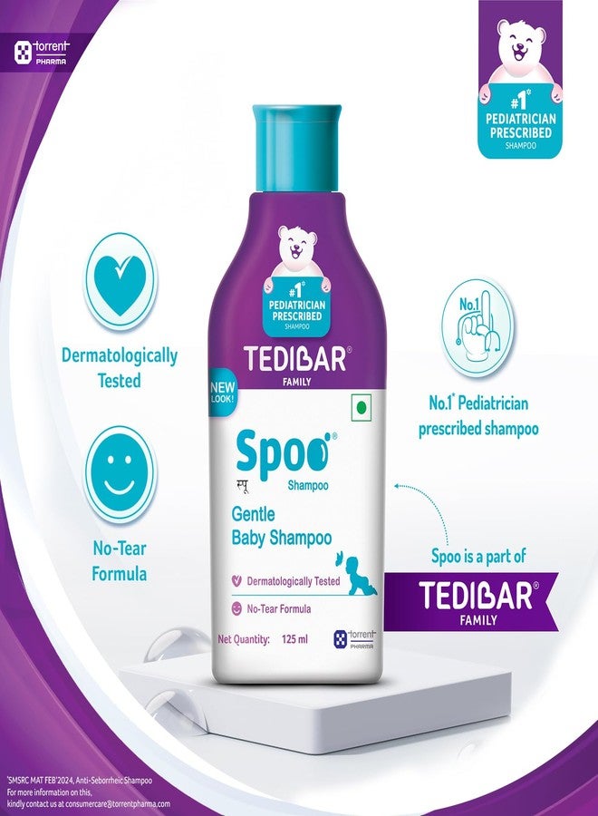 Spoo No-Tear Formula baby shampoo 125ml from Tedibar Family + Tedibar Moisturising Baby Bathing Bar 75g - By Torrent Pharma - Image 4