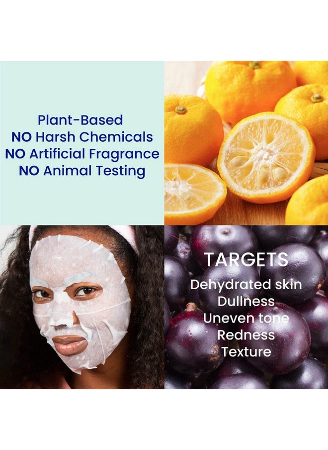 FACETORY Everyday Hydrating Essence Korean Sheet Masks (8 Pack Bundle) For All Skin Types Revitalizing Purifying Illuminating Antiaging With No Harsh Chemicals And Safe For Sensitive Skin Set Of 8  - Image 3