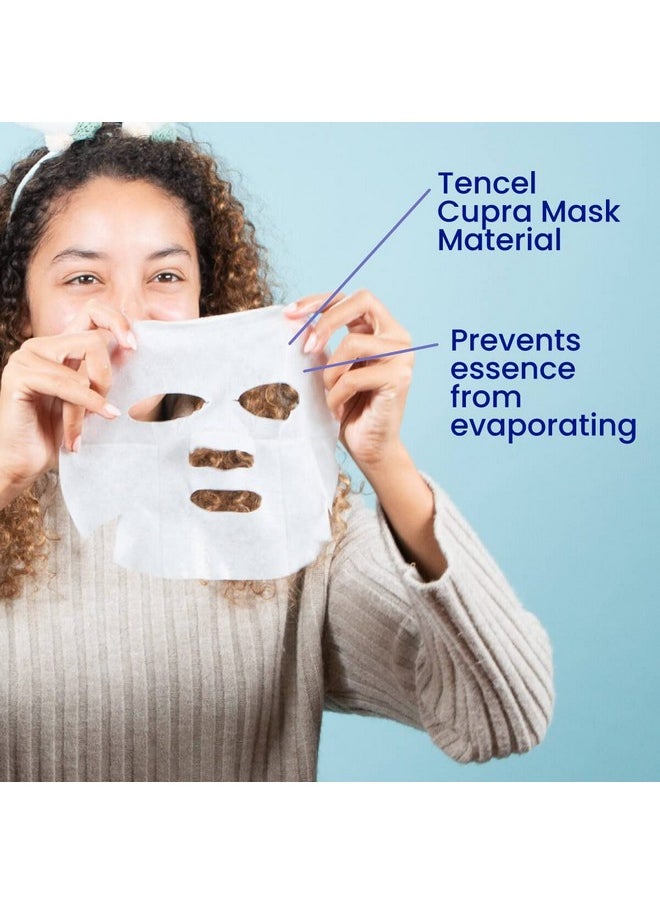 FACETORY Everyday Hydrating Essence Korean Sheet Masks (8 Pack Bundle) For All Skin Types Revitalizing Purifying Illuminating Antiaging With No Harsh Chemicals And Safe For Sensitive Skin Set Of 8  - Image 5