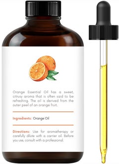 handcraft Blends Orange Essential Oil - Huge 4 Fl Oz - 100% Pure and Natural - Premium Grade with Glass Dropper  - Image 3