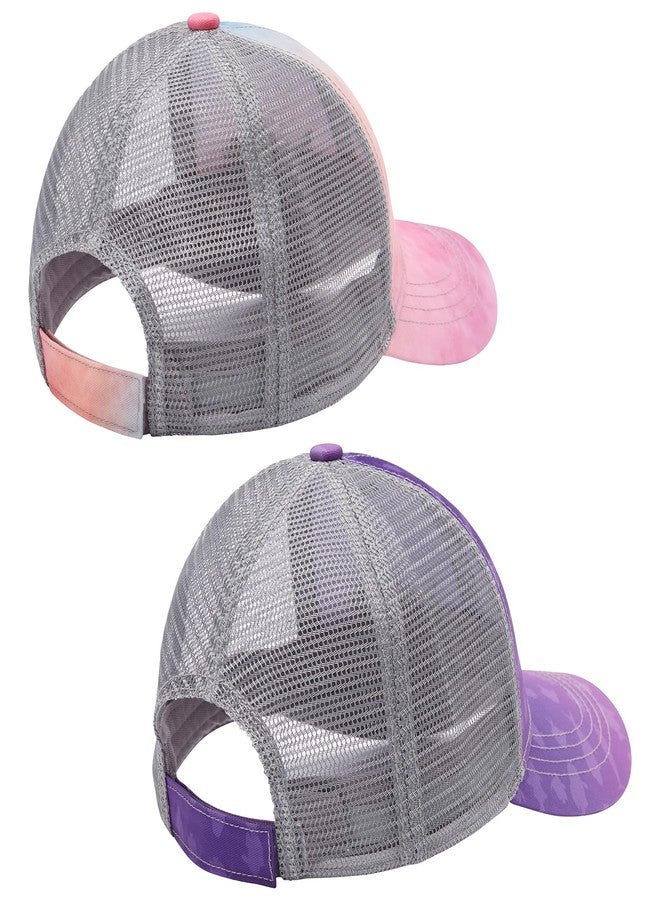 BASSDASH 2 Pack Altimate Fishing Hunting Hat Mesh Back for Men Women Adjustable Baseball Trucker Cap Camo Blaze Orange - Image 4