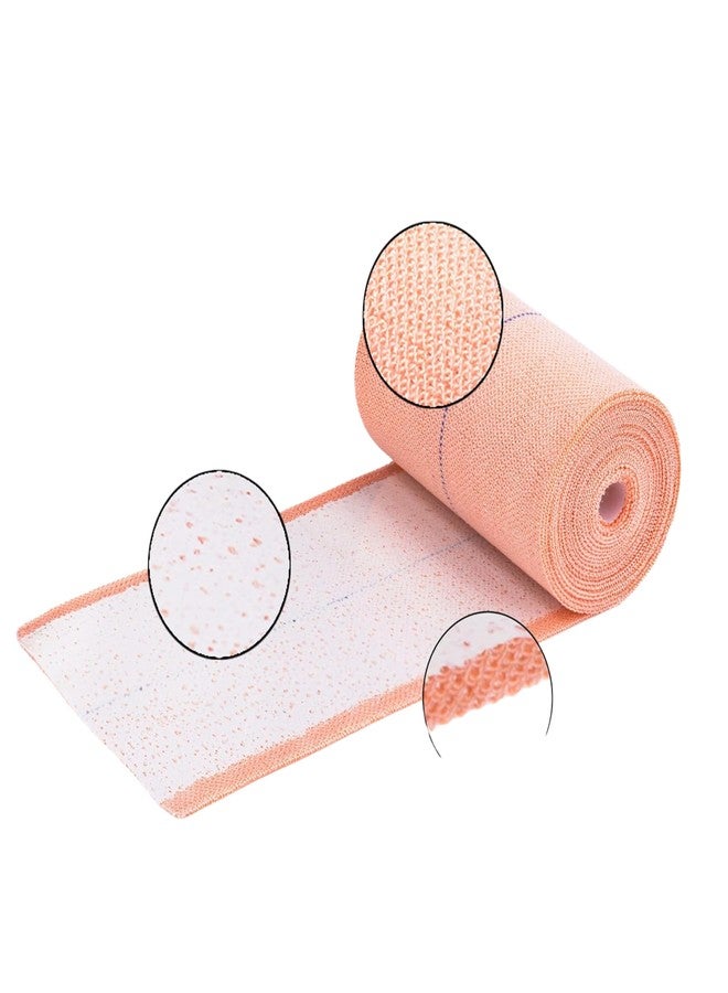 Rexez Cotton Elastic Adhesive Bandage - 10 cm x 1 Meter | High Compression Support for Sports Injuries, Sprains & Strains | Breathable Skin-Friendly Medical Tape - Pack of 1 - Image 2