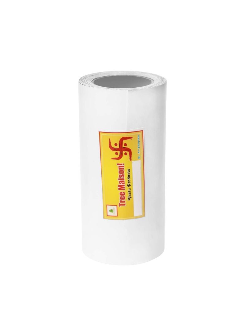 TREEMAISON TREEMAISON Vastu Combo of White-Green Color Tape |Size - 4 Inch| Length- 8 Feet (Approx) |Vastu Remedy for Toilet | Main Door Entrance | | Tape Remedy | Pack of 2  - Image 3