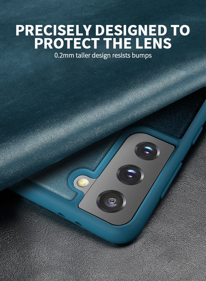 GROIC For Samsung Galaxy S23 Plus 5g 6.6 Inch Phone Case with Toughened Film, Leather Case with  Window, Magnetic Flip Cover, Half Window Stand Phone Shell - Image 3