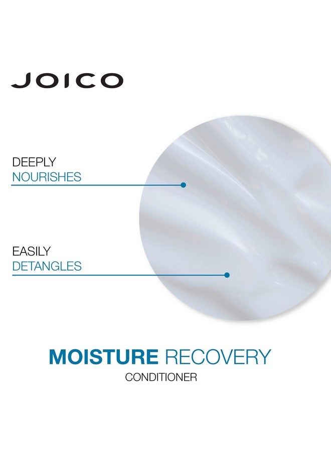 JOICO Moisture Recovery Moisturizing Conditioner For Thick Coarse Dry Hair Restore Moisture Smoothness Strength & Elasticity Reduce Breakage With Jojoba Oil & Shea Butter 33.8 Fl Oz - Image 5