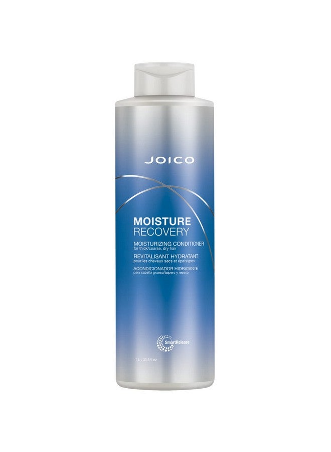 JOICO Moisture Recovery Moisturizing Conditioner For Thick Coarse Dry Hair Restore Moisture Smoothness Strength & Elasticity Reduce Breakage With Jojoba Oil & Shea Butter 33.8 Fl Oz - Image 1